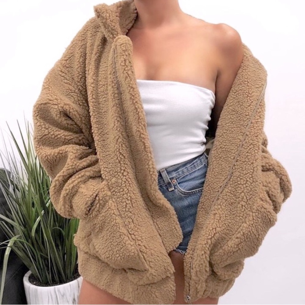 Mocha Teddy Jacket